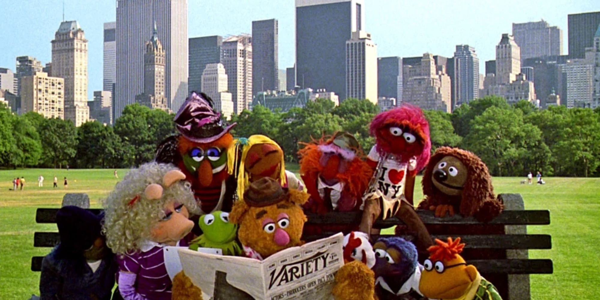 The Muppets Take Manhattan met de Muppets