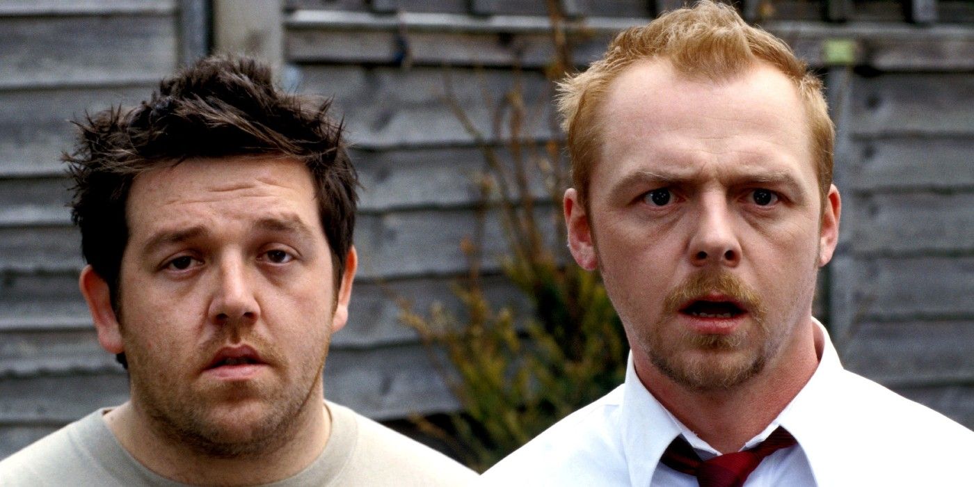 Simon Pegg en Nick Frost in Shaun of the Dead