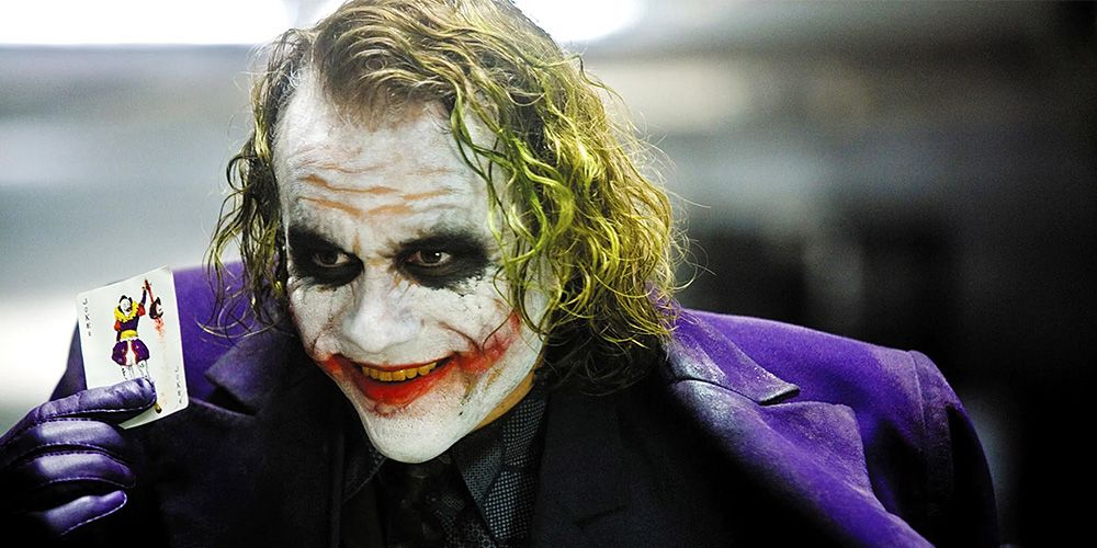 Heath Ledger als The Joker in The Dark Knight