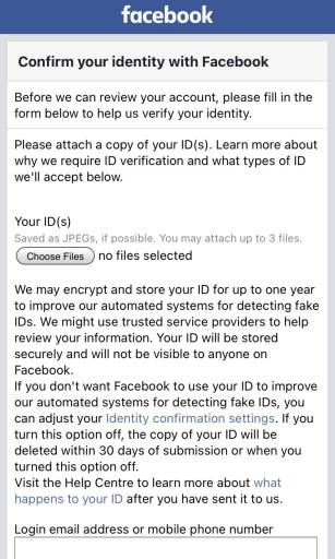 Hoe op te lossen "Uw account is tijdelijk vergrendeld" op Facebook