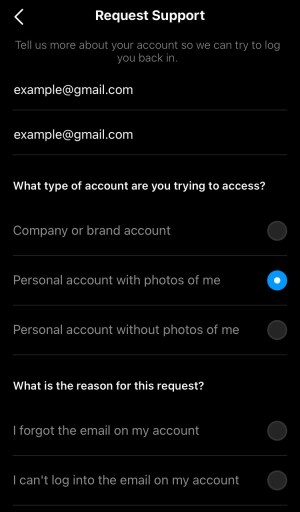 Hoe u uw Instagram-wachtwoord kunt resetten zonder telefoonnummer