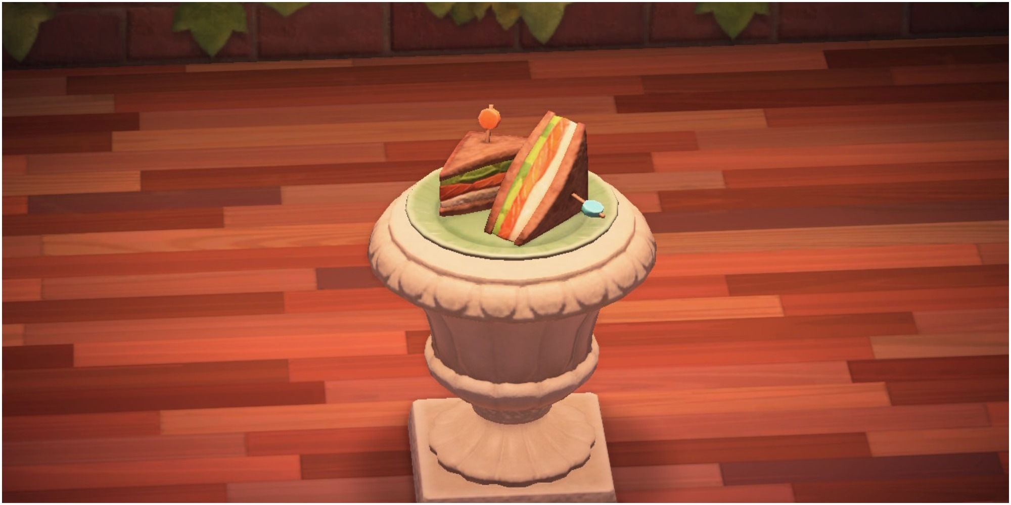 Een broodje zalm van Animal Crossing New Horizons