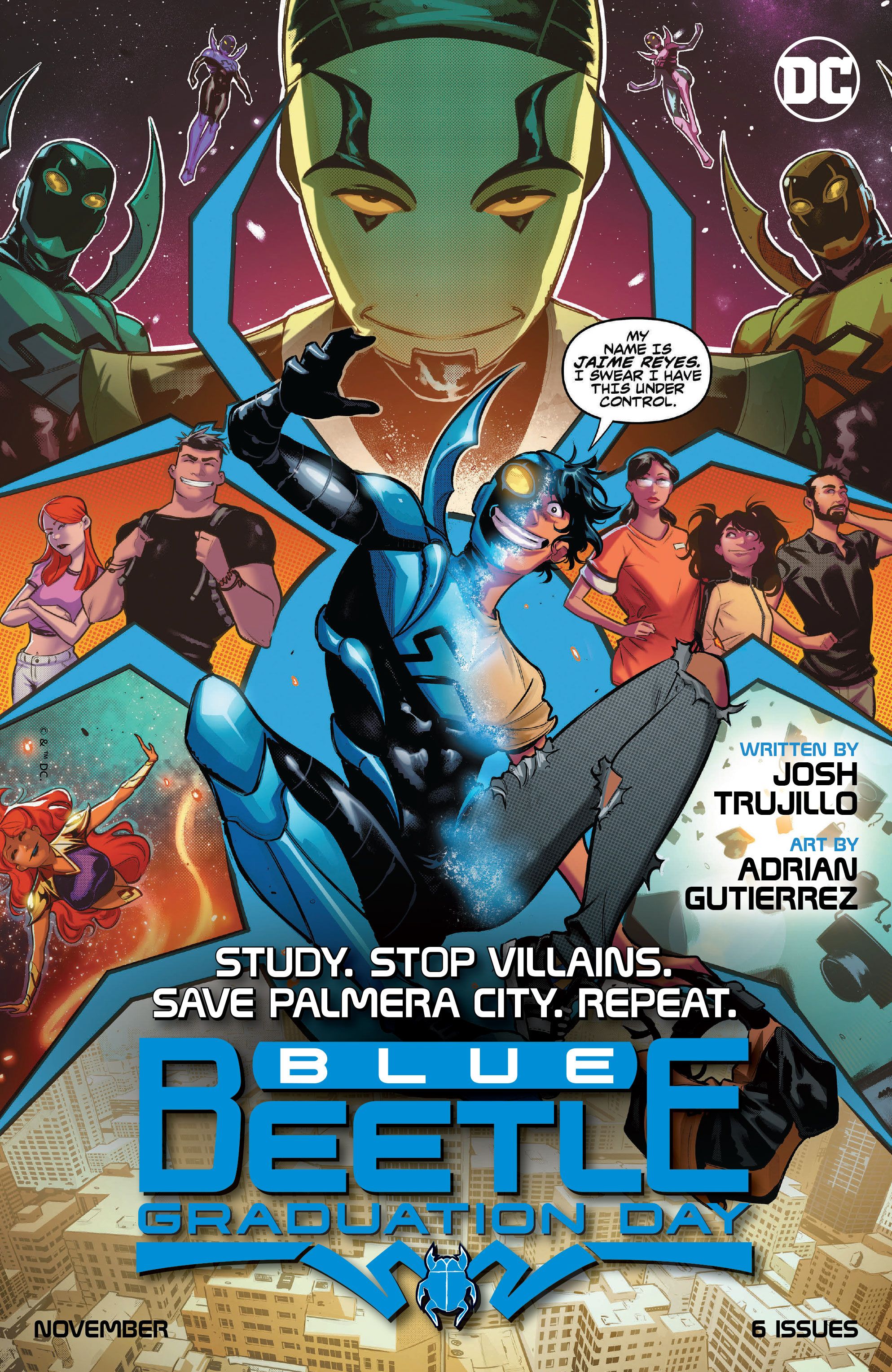 Blue Beetle Graduation Day Promo 1 — belangrijkste cover art