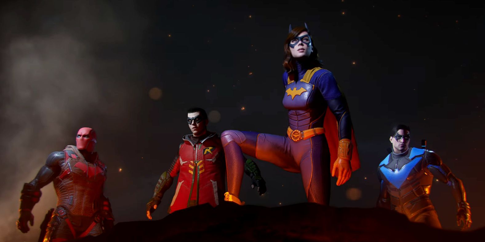 Gotham Knights Batgirl Red Hood Nightwing en Robin