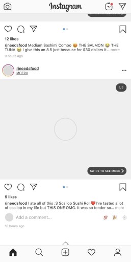 Instagram-berichten worden niet geladen