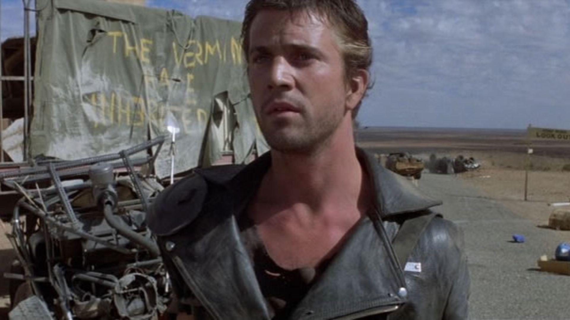 Mel Gibson solo opgenomen in de originele Mad Max-trilogie
