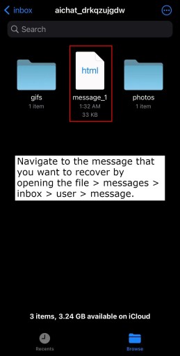Zie verwijderde berichten op Messenger