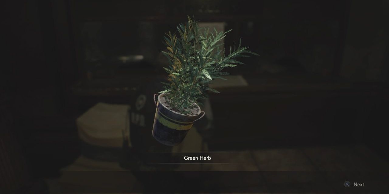 Games Resident Evil Green Herb