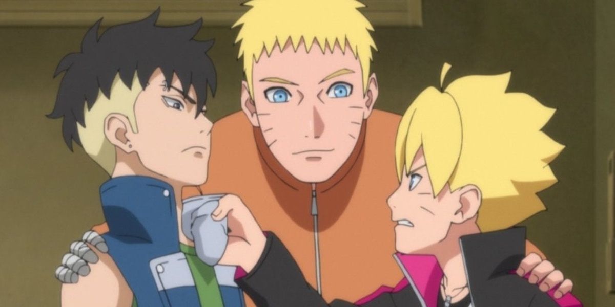 Kawaki, Boruto en Naruto in Boruto.