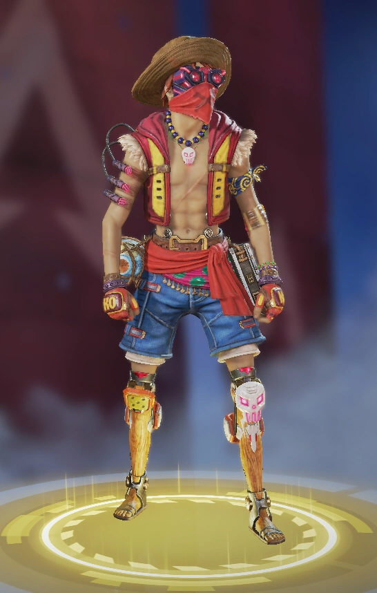 Octane draagt ​​een op One Piece geïnspireerde skin met piratenthema.