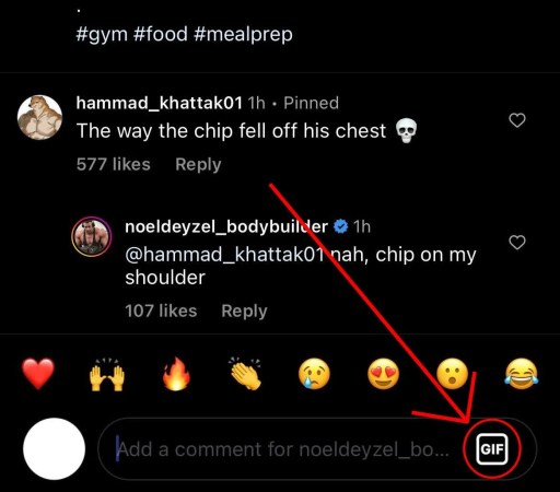 Hoe reageer je op GIF's op Instagram