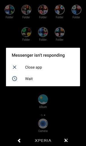 Messenger reageert niet