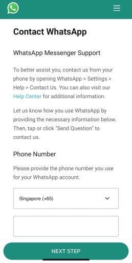 Dit account mag geen gebruik maken van WhatsApp