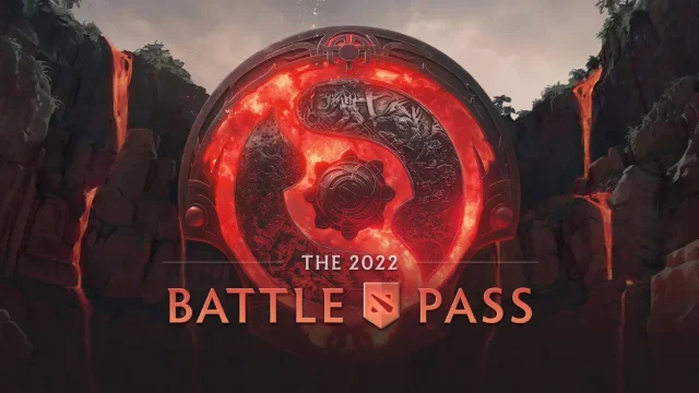 Valve's vorige Dota 2 Battle Pass-promotieafbeelding. 