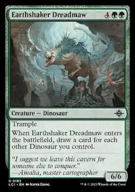 Earthshaker Dreadmaw is een ongewone dinosaurus van LCI