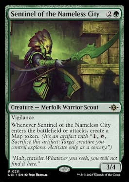Sentinel of the Nameless City zeldzame Merfolk van LCI